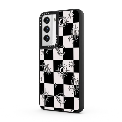 Witchy Checkered Print