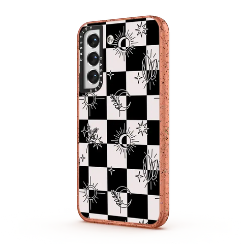 Witchy Checkered Print