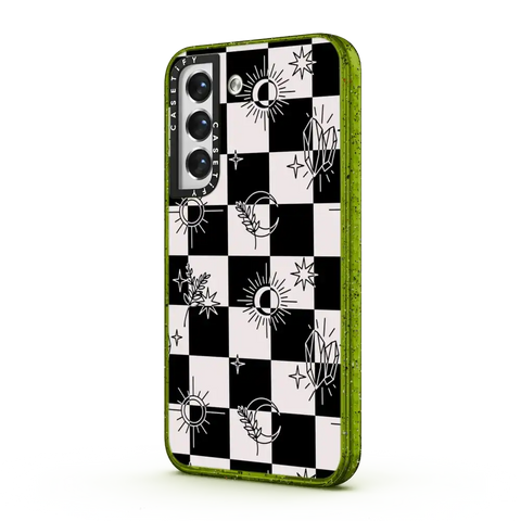 Witchy Checkered Print
