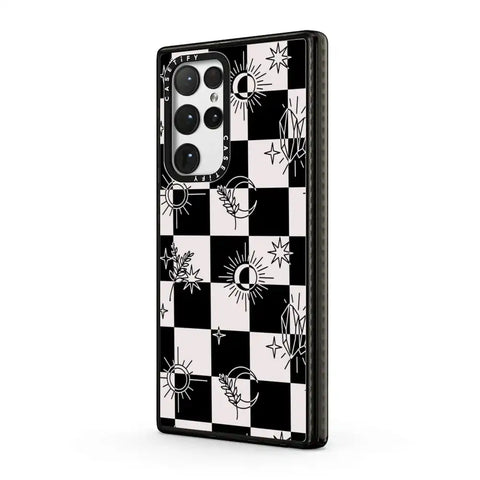 Witchy Checkered Print