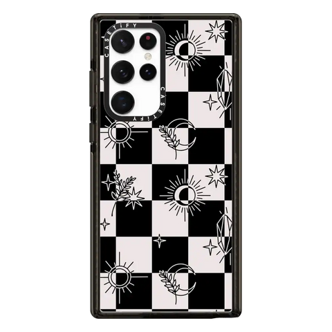 Witchy Checkered Print