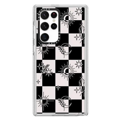Witchy Checkered Print