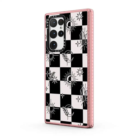 Witchy Checkered Print