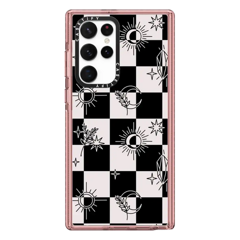 Witchy Checkered Print