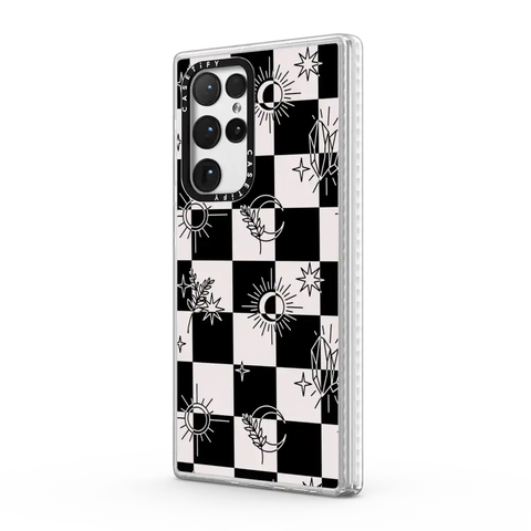 Witchy Checkered Print