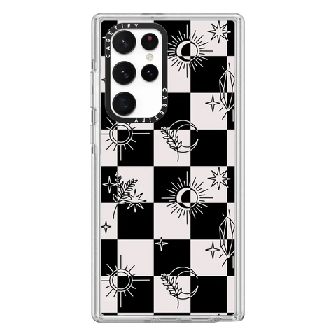 Witchy Checkered Print