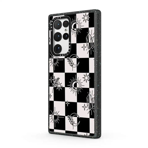 Witchy Checkered Print
