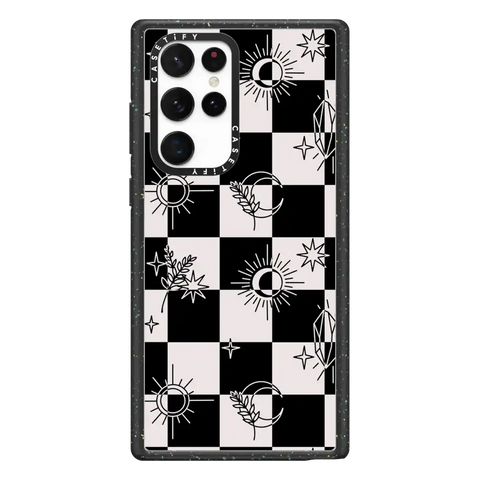 Witchy Checkered Print