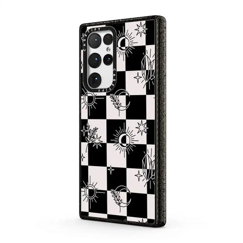 Witchy Checkered Print