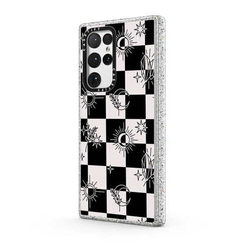 Witchy Checkered Print