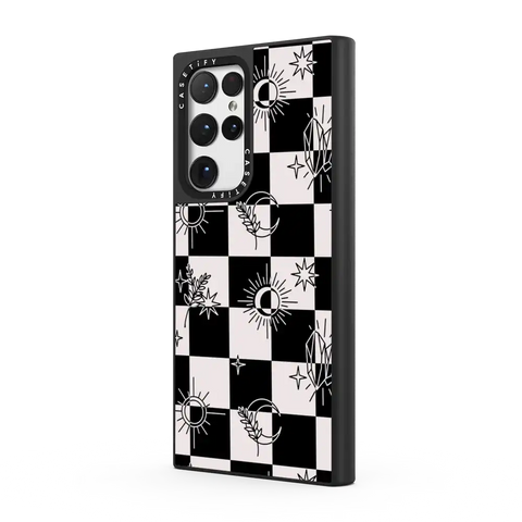 Witchy Checkered Print
