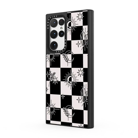 Witchy Checkered Print