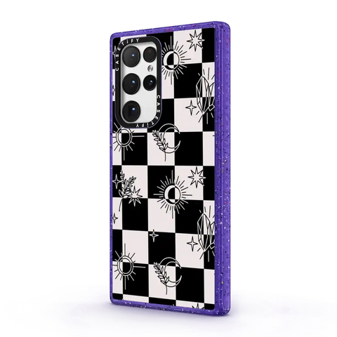 Witchy Checkered Print