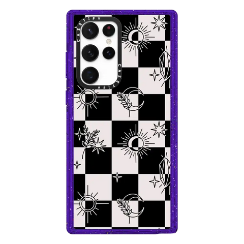 Witchy Checkered Print