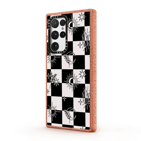 Witchy Checkered Print