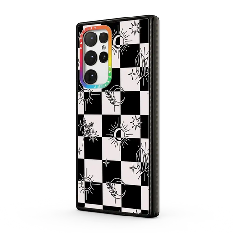 Witchy Checkered Print