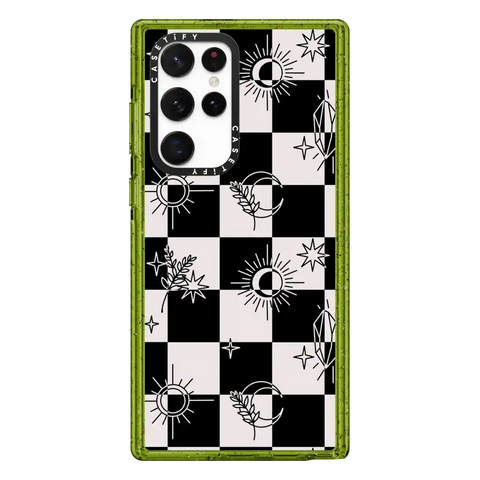 Witchy Checkered Print