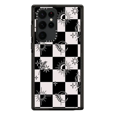 Witchy Checkered Print