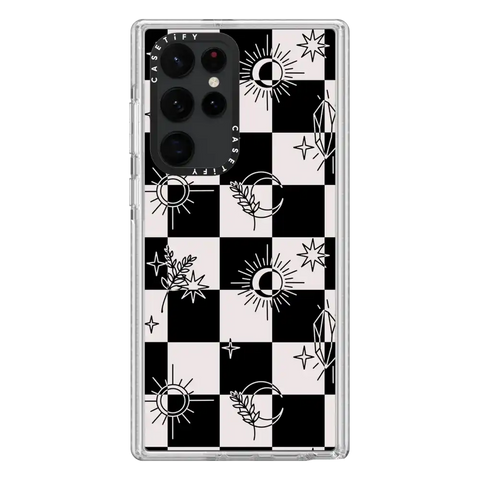 Witchy Checkered Print
