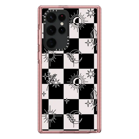 Witchy Checkered Print