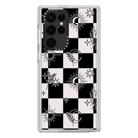 Witchy Checkered Print
