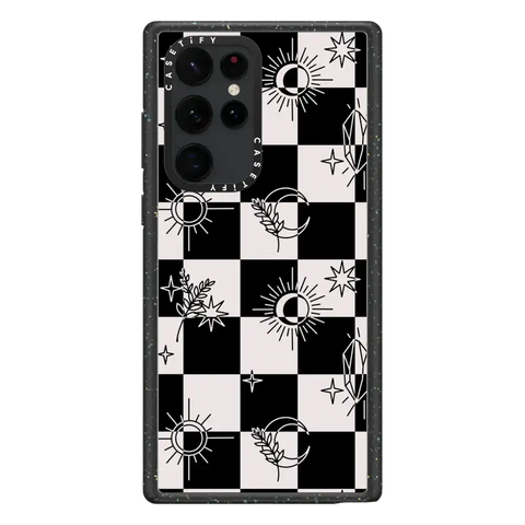 Witchy Checkered Print