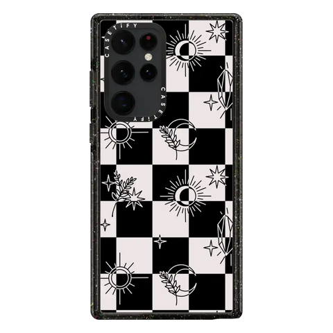Witchy Checkered Print