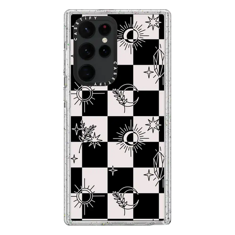 Witchy Checkered Print