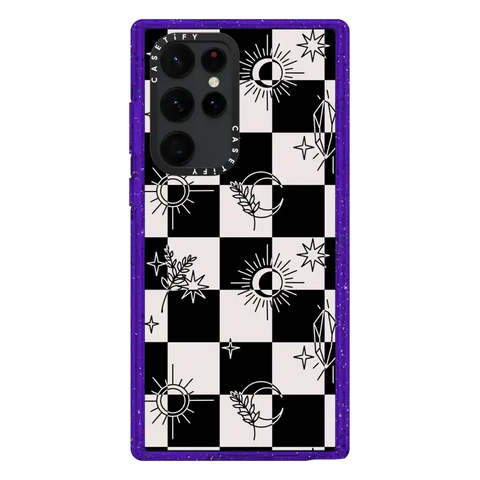 Witchy Checkered Print