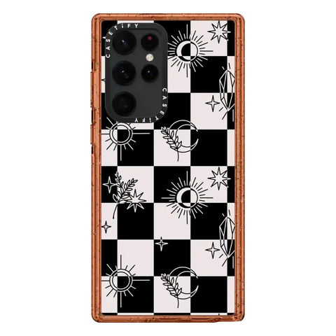 Witchy Checkered Print