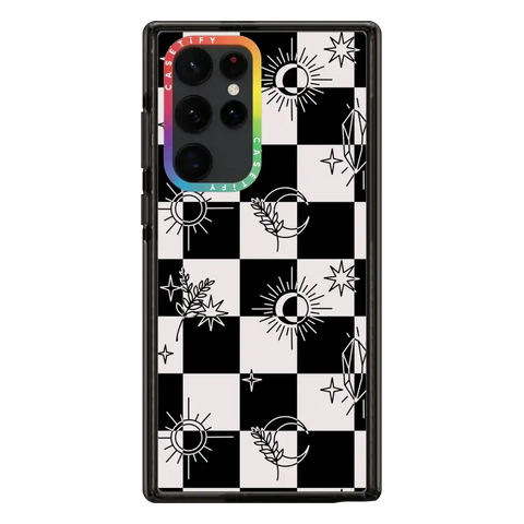 Witchy Checkered Print