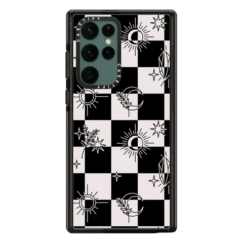 Witchy Checkered Print