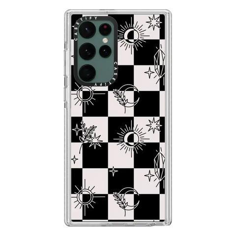 Witchy Checkered Print