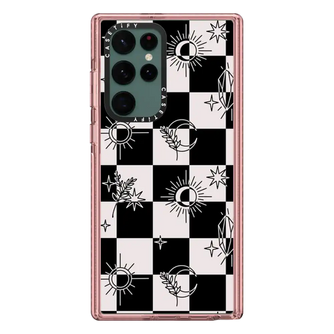 Witchy Checkered Print