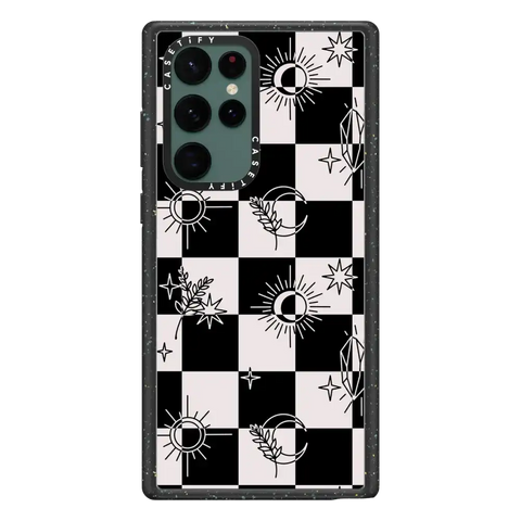 Witchy Checkered Print