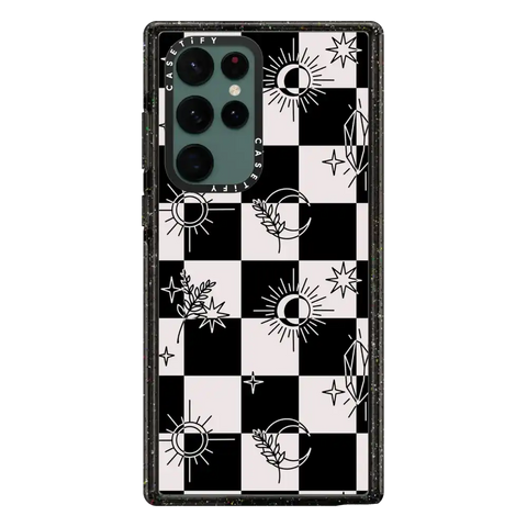 Witchy Checkered Print