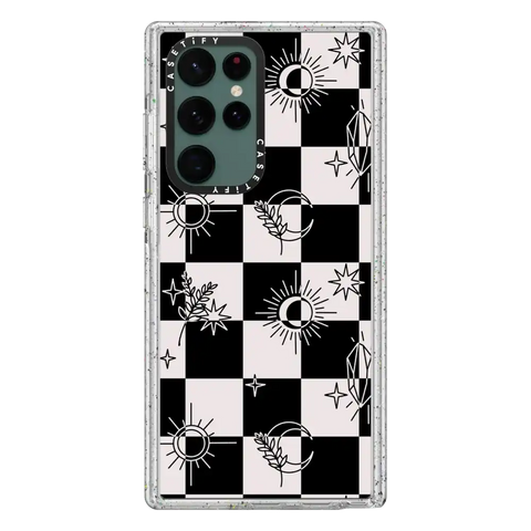 Witchy Checkered Print
