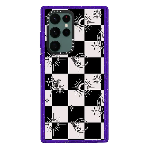 Witchy Checkered Print
