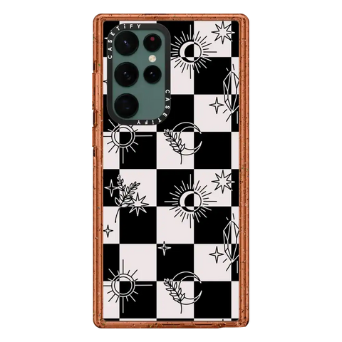Witchy Checkered Print