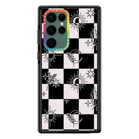 Witchy Checkered Print