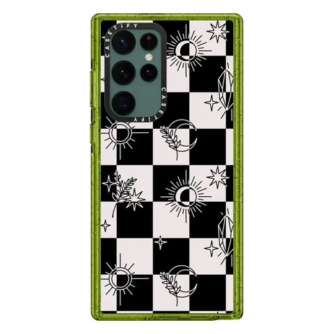 Witchy Checkered Print