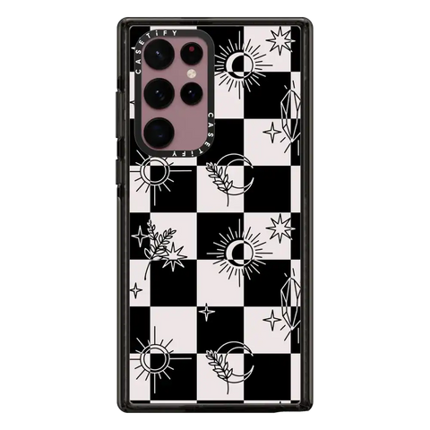 Witchy Checkered Print