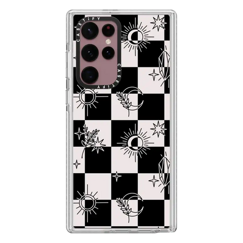 Witchy Checkered Print