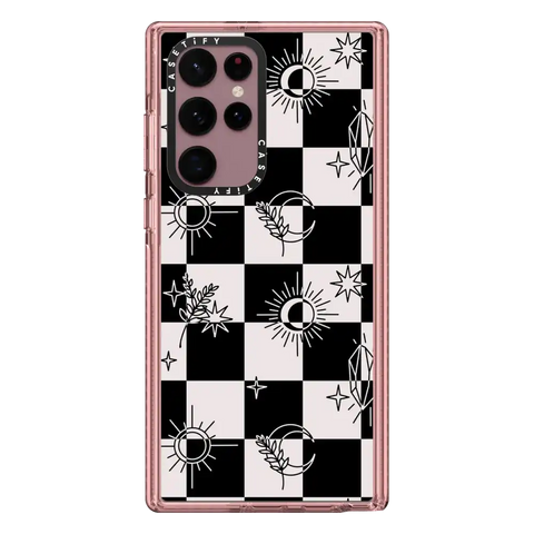 Witchy Checkered Print