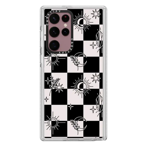 Witchy Checkered Print