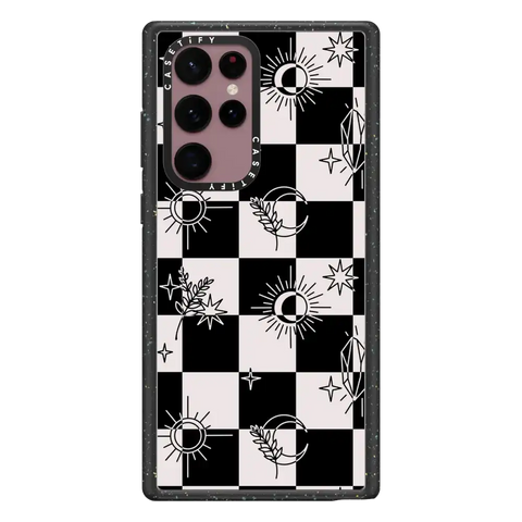 Witchy Checkered Print