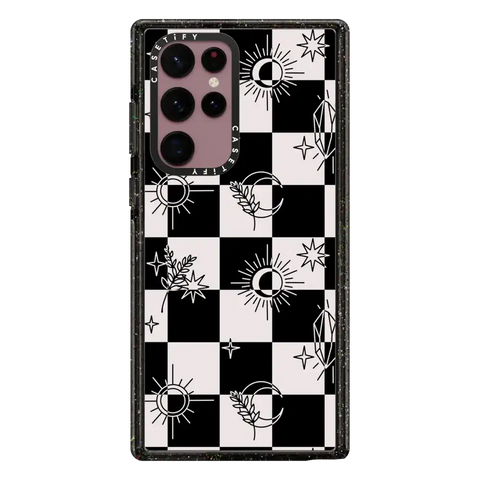 Witchy Checkered Print