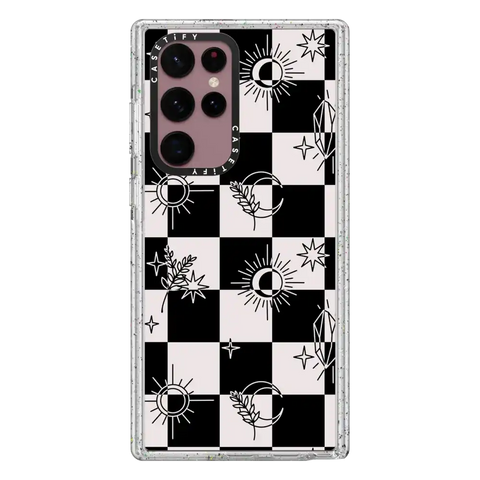 Witchy Checkered Print