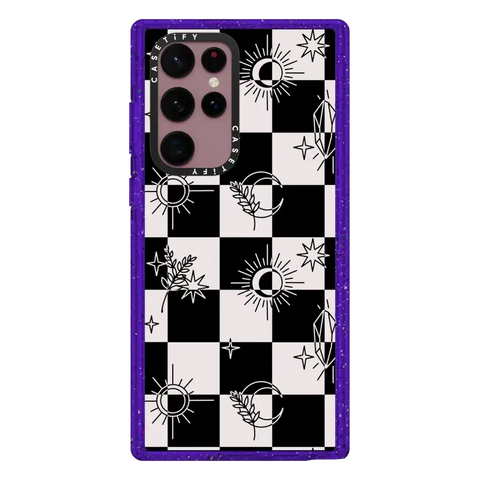 Witchy Checkered Print