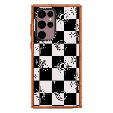 Witchy Checkered Print